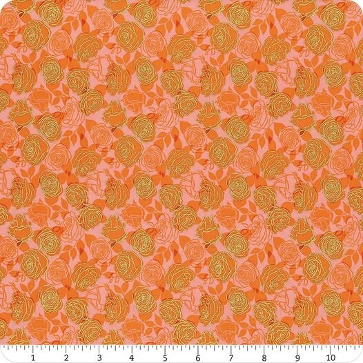 Curio by Melody Miller - Roses in Balmy Metallic