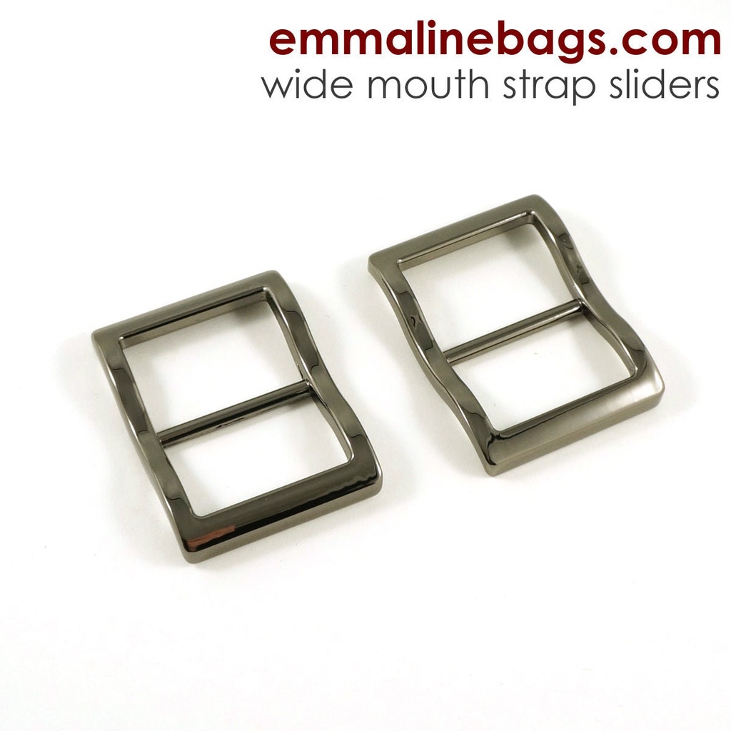 1" Adjustable Wide Mouth Strap Sliders 2 Pack