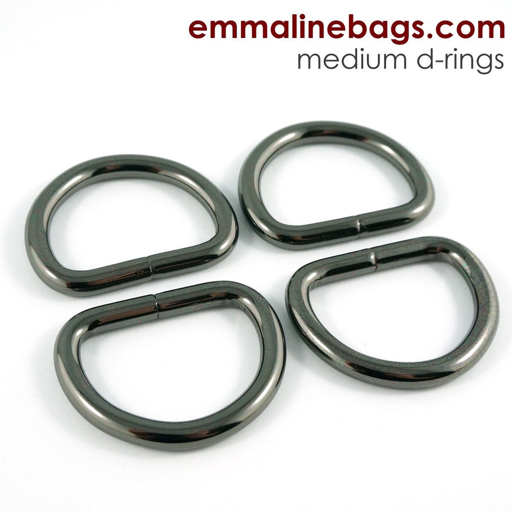 1" D-rings 4 Pack