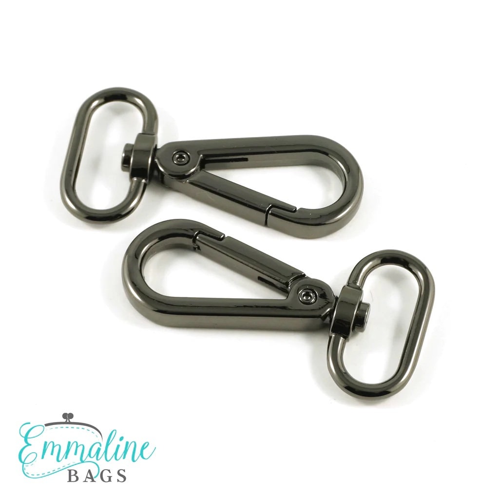 1" Swivel Snap Hooks Flat Profile 2 Pack