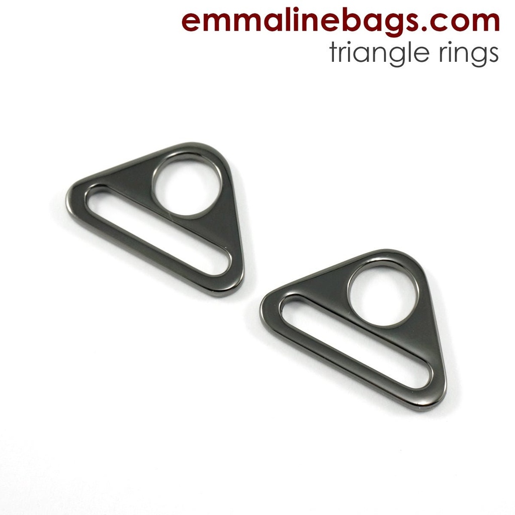 1" Triangle Rings 2 Pack