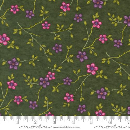 In Bloom by Holly Taylor - Spring Fling Leaf in Dark Green 