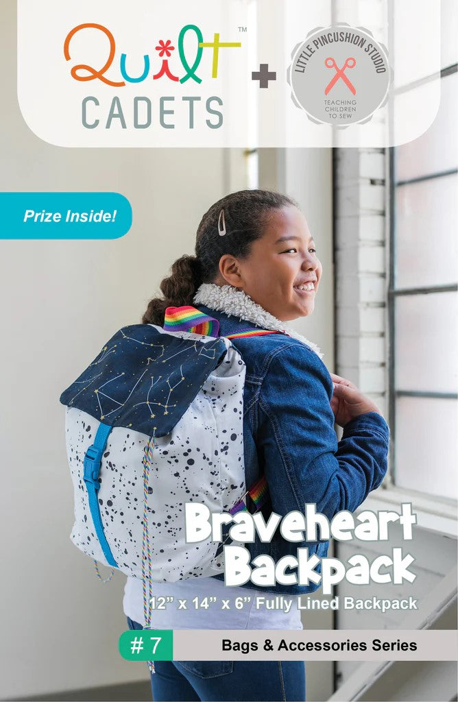 Paper Pattern - Braveheart Backpack Pattern by Quilt Cadets