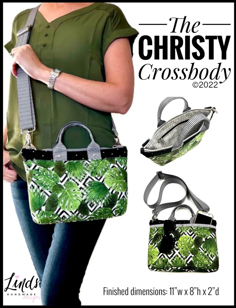 Paper Pattern - Christy Crossbody Pattern by Linds Handmade