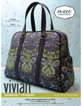 Paper Pattern - Vivian Handbag & Traveler by Swoon - Vivian Handbag & Traveler by Swoon Pattern