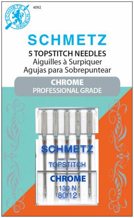 SCHMETZ Needles - Chrome Topstitch Size 80/12