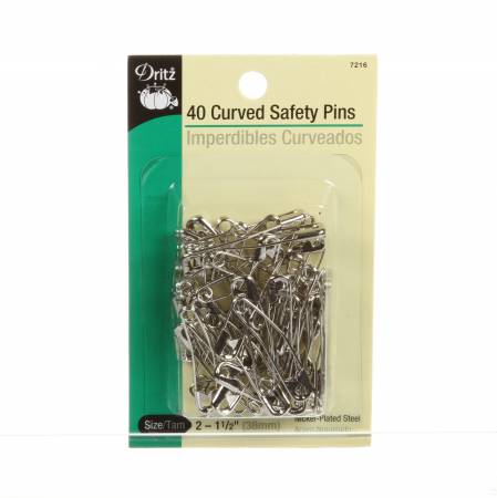 Curved Safety Pin - 1.5in