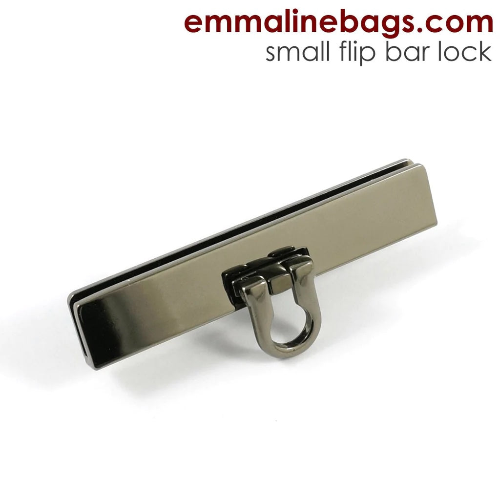 Small Bar Lock with Flip Closure 2 3/8" (6cm)