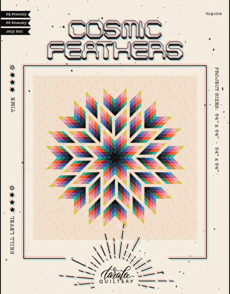 Paper Pattern - Cosmic Feathers