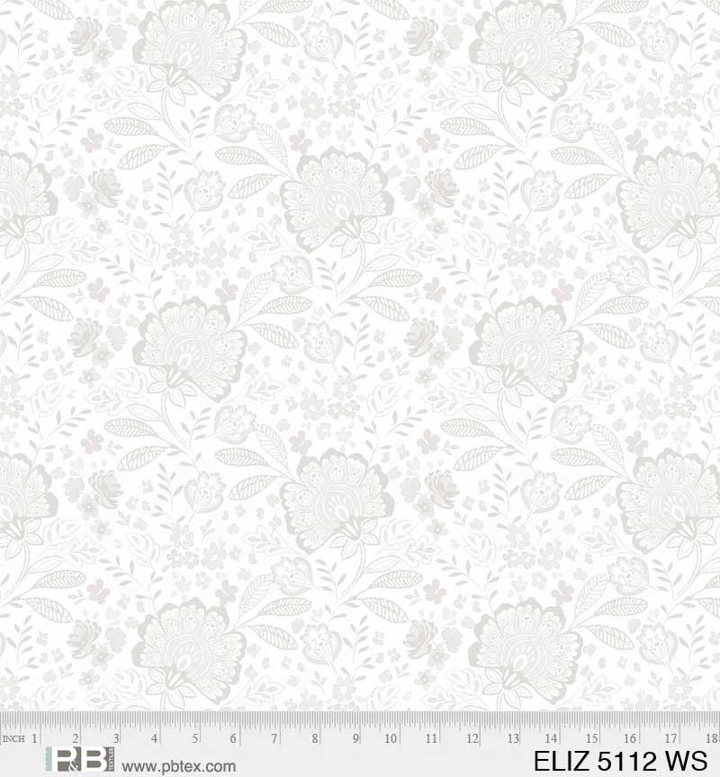 Elizabeth by P&B Textiles - Wideback 108" in White