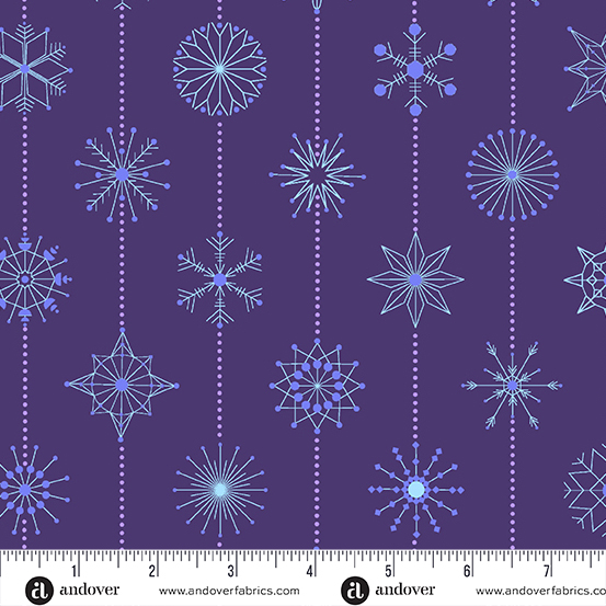 Deco Frost by Giucy Giuce - Snowflakes in Winter Plum