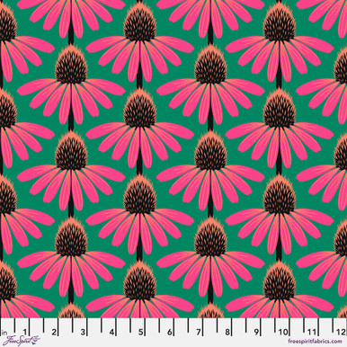 Love Always, AM Cotton Lawn by Anna Maria - Echinacea in Sunset 54/55" Wide