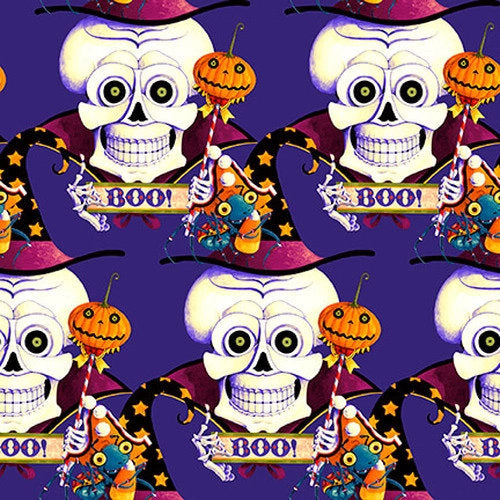 Witchful Thinking by David Galchutt - Skulls in Purple