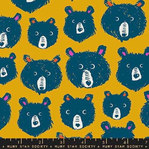 Teddy and The Bears by Sarah Watts - Bears in Goldenrod