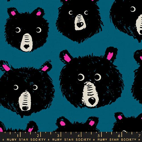 Teddy and The Bears by Sarah Watts - Canvas Bears in Thunder