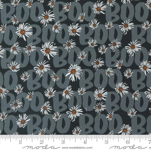 Noir by Alli K Design - Flower Boo Text in Black 