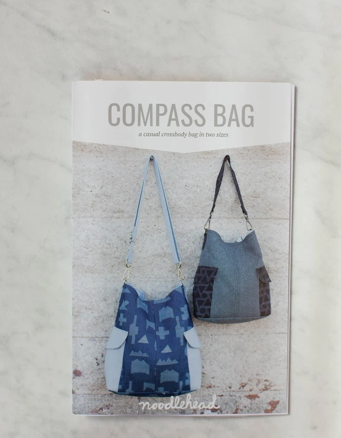 Paper Pattern - Compass Bag by Noodlehead - Casual Crossbody Bag Pattern