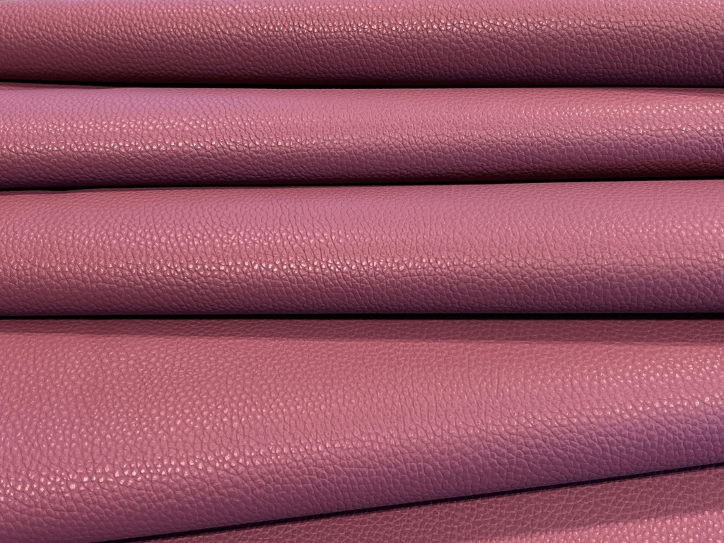 Lightweight Faux Leather - Dark Mauve Textured Vinyl