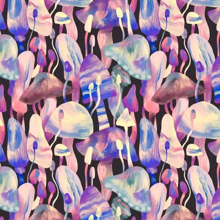 Luminous Daydream by RJR Studios - Porcini Blueberry Cobbler Digital Print