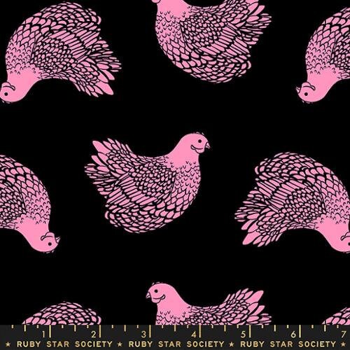 [RS2086 15] Backyard by Sarah Watts - Chicken in Black