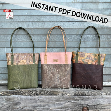 [PAT1037] Paper Pattern - Taisteal Tote by Sewgnar - Taisteal Tote by Sewgnar Pattern