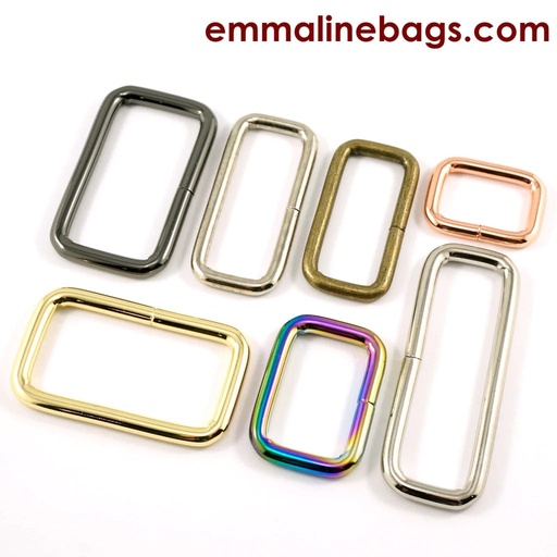 3/4" Rectangular Rings 4 Pack