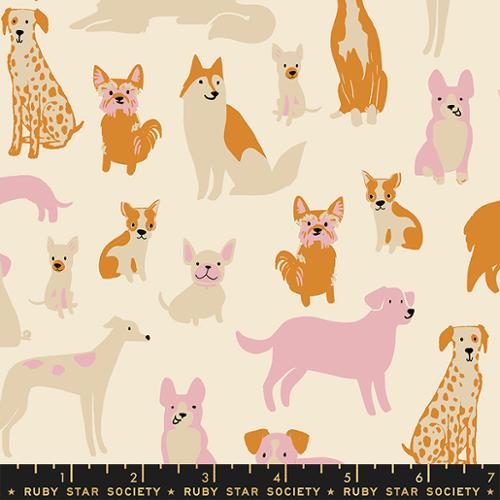 [RS2094 12] Dog Park by Sarah Watts - Dog Medley in Shell