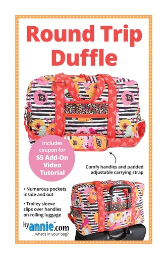 [PBA267] Paper Pattern - Round Trip Duffle from ByAnnie