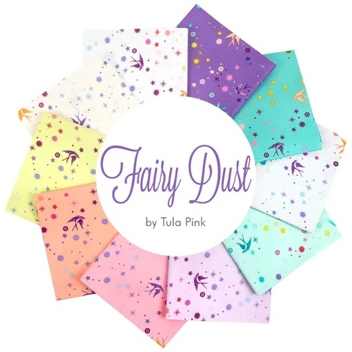 [FB4FQTP.FAIRYDUST] Fairy Dust by Tula Pink - 10 Piece Fat Quarter Bundle