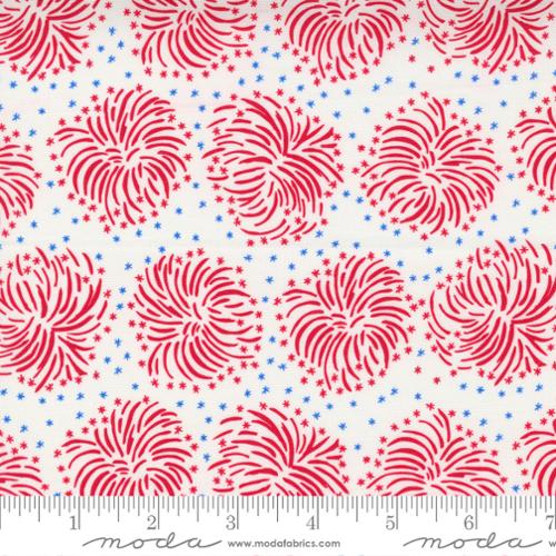 [20761 11] Holiday Essentials Americana for Moda - Fireworks in White