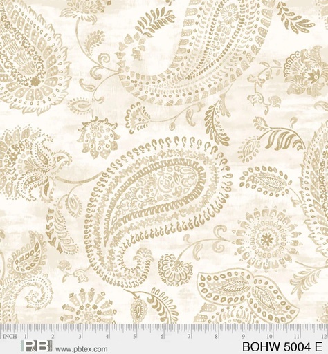 [5004E] Bohemia by P&B Textiles - Wideback 108" in Cream