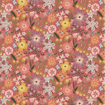 [CH24749] Cottage Charm by Kenzie Elston - Bursting Blossom in Coral