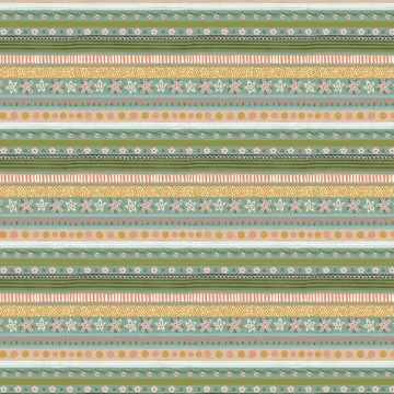 [CH24760] Cottage Charm by Kenzie Elston - Garden Stripe in Teal