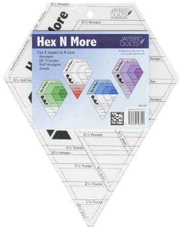 [JBQ201] Jaybird Quilts Hex N More Ruler