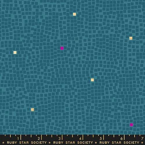 [RS1046 38] Pixel Blenders by Rashida Coleman Hale - Dot Tile Geometric in Teal