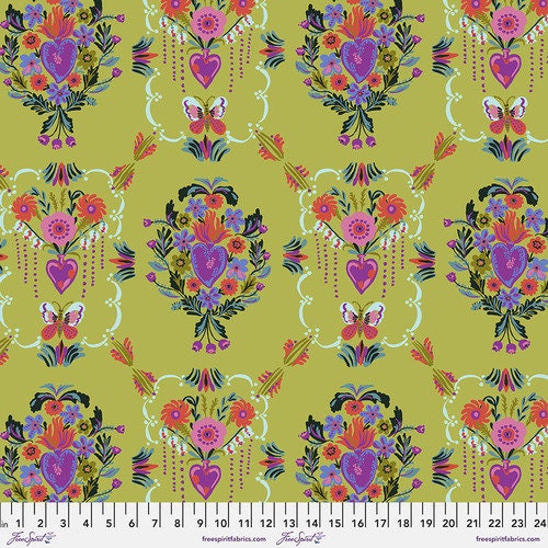 [PWNL029.MEADOW] Folk Heart by Nathalie Lete for Conservatory Craft - Take Heart in Meadow