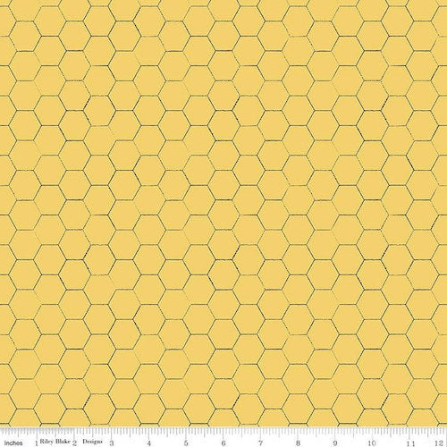 [C11704-DAISY] Honey Bee by My Minds Eye - Honeycomb in Daisy