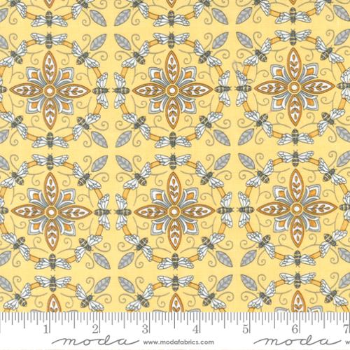 [56081 12] Honey Lavender for Moda - Bumble Bee Tiles in Honey