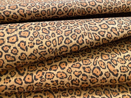 Cork Fabric - Cheetah Print